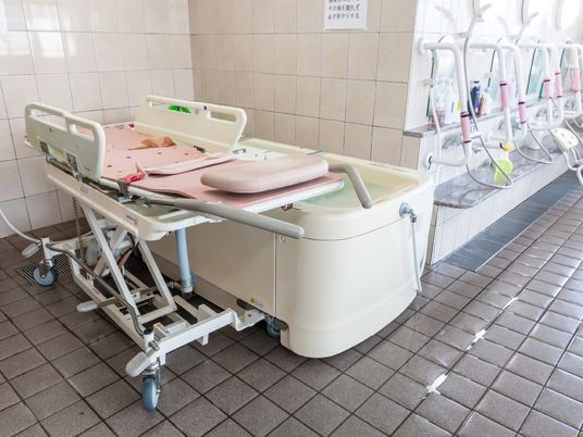 特殊浴槽と介助ベッド