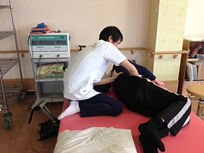介護を行う機能訓練室
