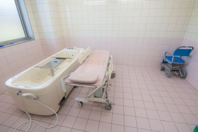 設備の整う浴室