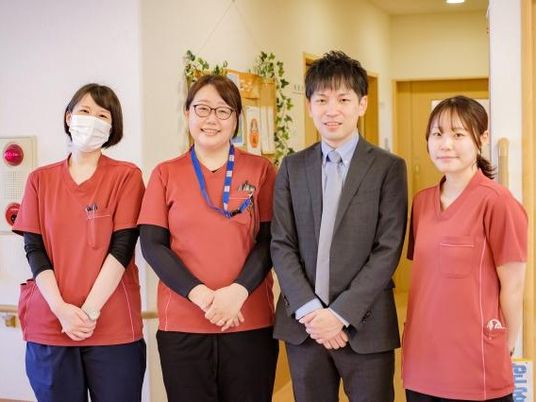 スタッフ集合の廊下  