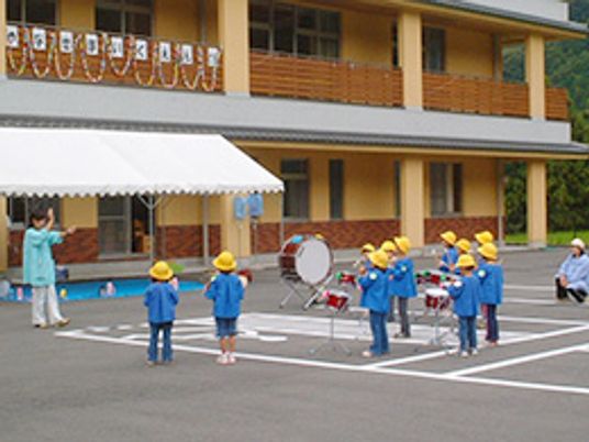 子どもたちの演奏会場