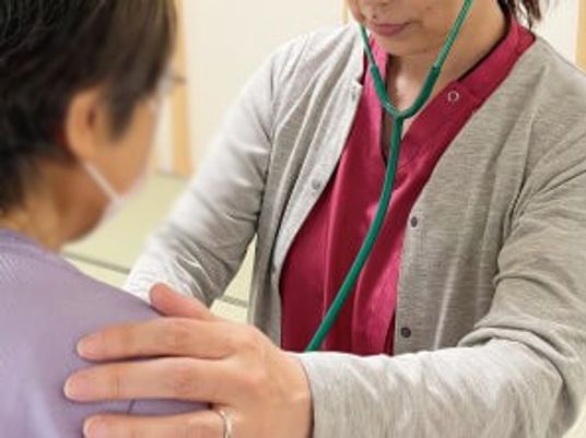 健康チェックの様子
