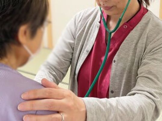 健康チェックの様子