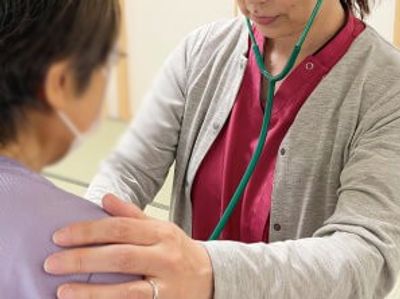 健康チェックの様子