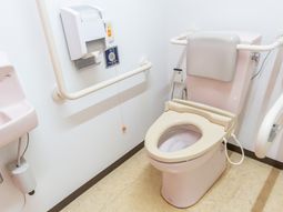 手すり付きトイレ  