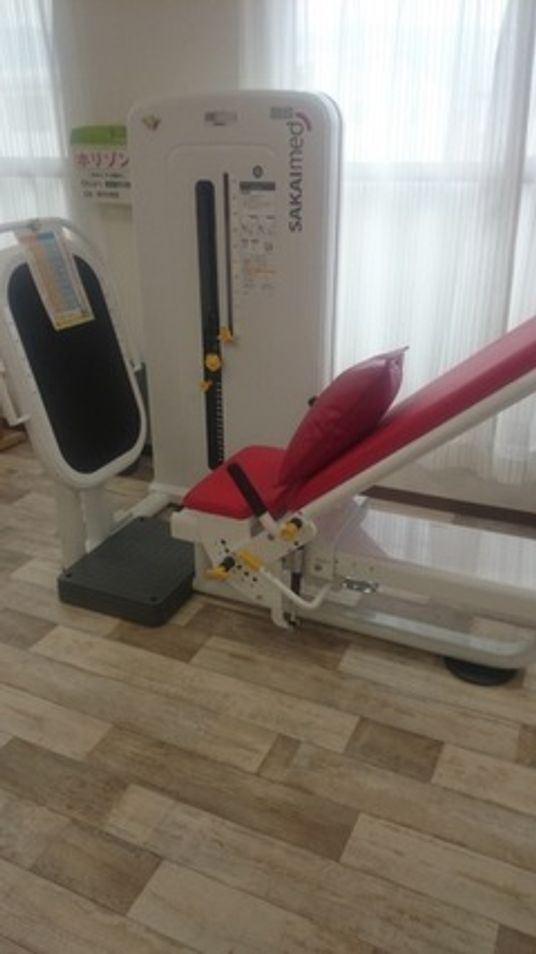 明るい機能訓練室