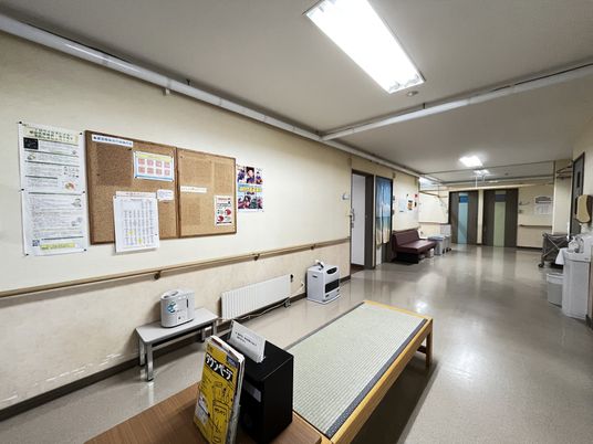 広々とした廊下