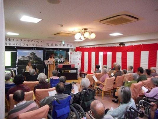 イベント風景の食堂
