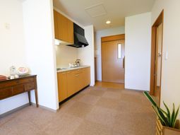 清潔な居室の一角