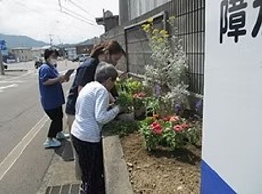 花壇での活動