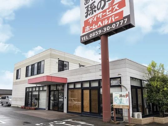 施設外観の看板  