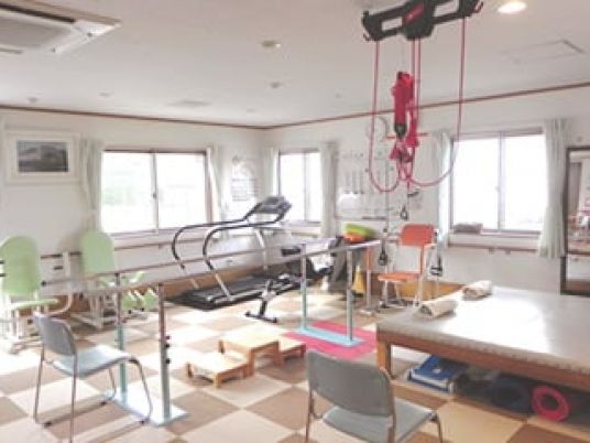 訓練設備が整う機能訓練室