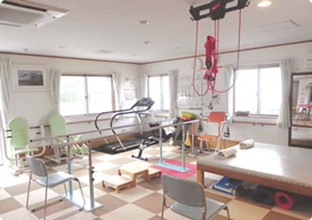 訓練設備が整う機能訓練室