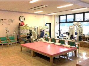 明るい機能訓練室