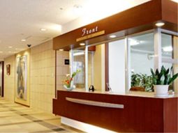 フロントデスクのある空間