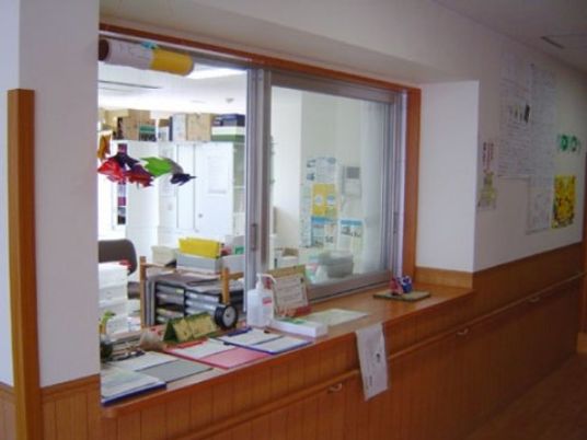 フロントデスクの様子