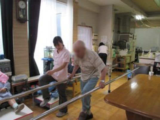 歩行訓練の様子