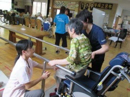 スタッフと利用者の交流