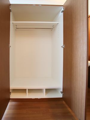空の明るいクローゼット