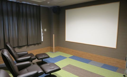 映画鑑賞ができる部屋