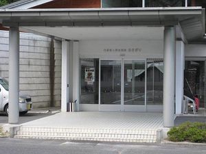 ゆったりとしたエントランス