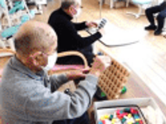 リラックスする居室