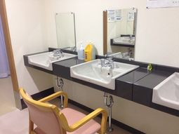 清潔な洗面台