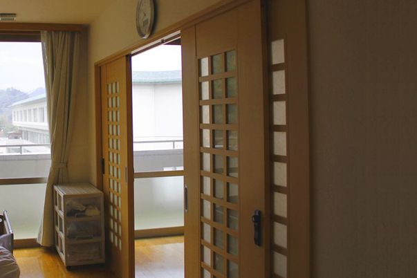 自然光が入る居室