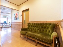 温かみのある応接スペース