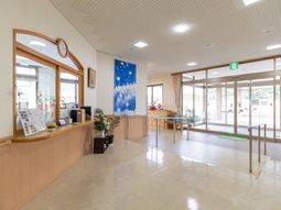 明るいエントランス