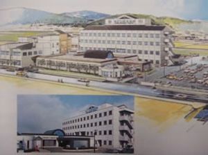 施設外観の模型  