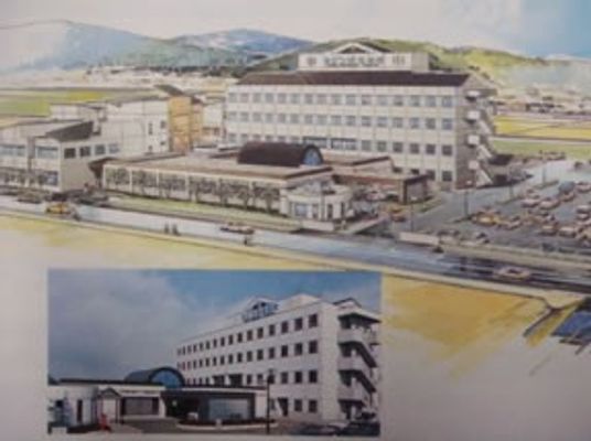 施設外観の模型  