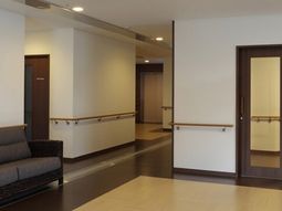 清潔な廊下の一角