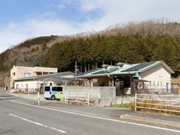 緑豊かな外観