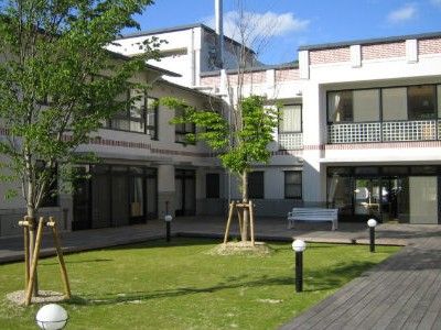 緑豊かな中庭