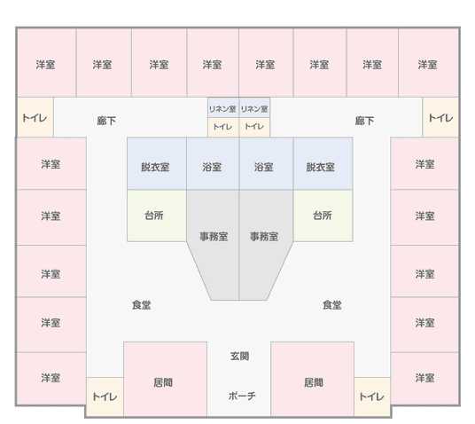 施設の間取り図