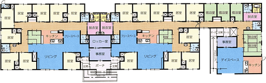 詳細なフロア図