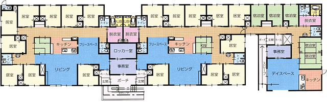 詳細なフロア図