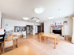広々とした食堂