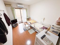 ベッドがある居室