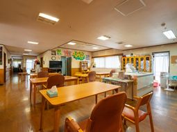 食堂の様子を伝えるテキスト