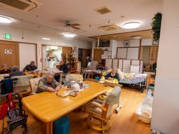 暖かい光の居住スペース