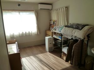 居心地の良い居室の一角