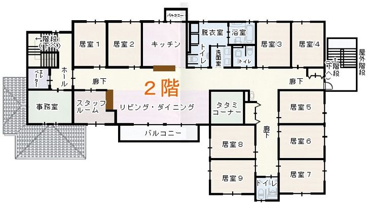 明るいリビングダイニング