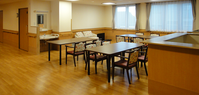 明るいラウンジ