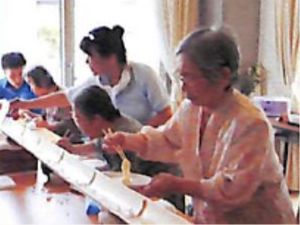 活動中の機能訓練室