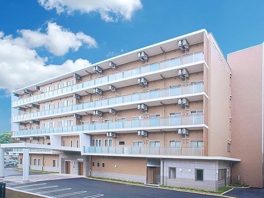 外観の建物正面  