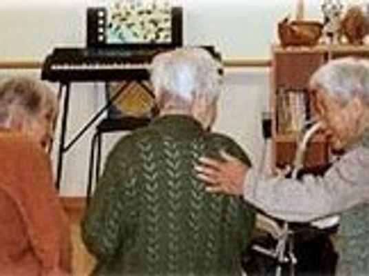 共有スペースでの和やかな様子