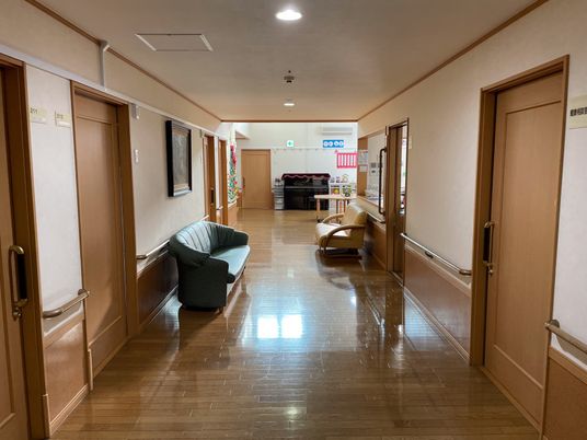 明るい廊下