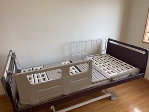 機能的なベッドの居室  